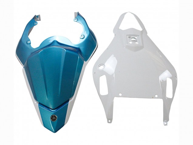 Carénages Moto Yamaha YZF 600 R6 2006-2007 - Blanc Bleu Noir Semakin Didepan ENEOS
