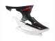 Carénages Moto Yamaha YZF 600 R6 2008-2016 - Blanc Noir Mat Rouge Décalque
