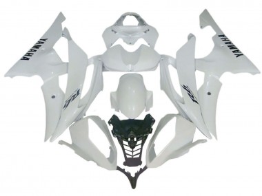 Carénages Moto Yamaha YZF 600 R6 2008-2016 - Blanc Brillant