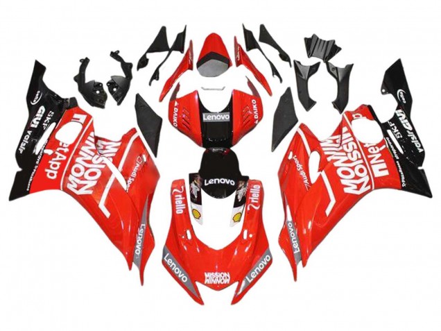 Carénages Moto Yamaha YZF 600 R6 2017-2023 - Rouge Noir