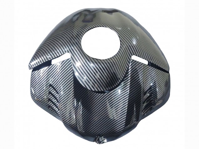 Carénages Moto Yamaha YZF 600 R6 2017-2023 - Or Noir Fibre de Carbone