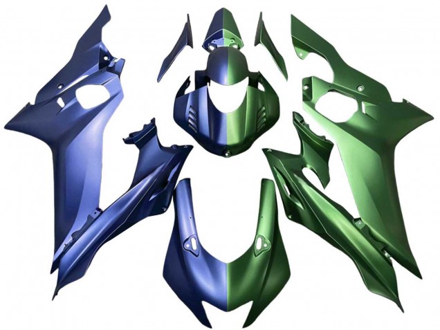 Carénages Moto Yamaha YZF 600 R6 2017-2023 - Bleu Vert