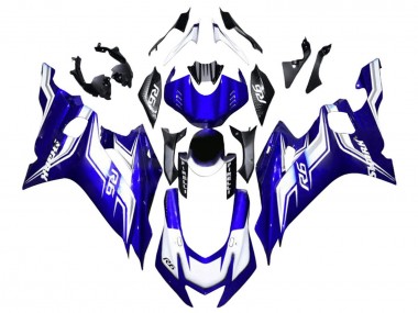 Carénage Moto Yamaha YZF 600 R6 2017-2023 - Blanc Bleu