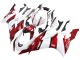 Carénages Moto Yamaha YZF 600 R6 2017-2023 - Blanc Rouge Noir