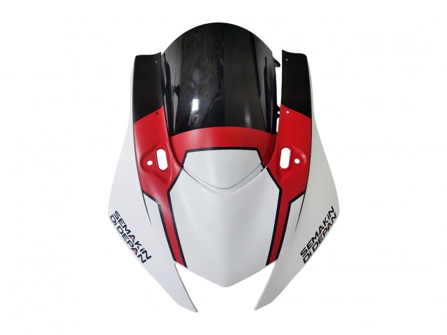 Carénages Moto Yamaha YZF 600 R6 2017-2023 - Blanc Rouge Noir Semakin Didepan