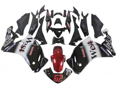 Carénages Moto Honda CBR250RR 2011-2015 - Noir Brillant Blanc West Rouge HRC 62
