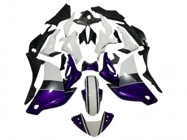 Carénages Moto Honda CBR250RR 2011-2015 - Blanc Violet Foncé Noir