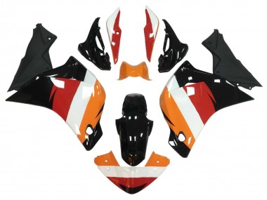 Carénages Moto Honda CBR250RR 2011-2015 - Orange Blanc Rouge Noir Brillant