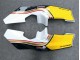 Carénages Moto Honda NSR250R 1988-1989 - Blanc Jaune Or Noir Brillant
