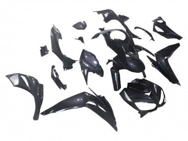 Carénages Moto Kawasaki Z1000 2014-2019 - Noir Fibre de Carbone