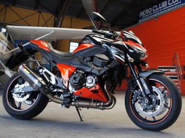 Carénages Moto Kawasaki Z1000 2014-2019 - Rouge Blanc Orange Noir
