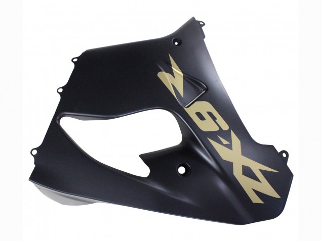 Carénages Moto Kawasaki ZX9R 2000-2001 - Noir Mat Or