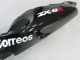 Carénages Moto Kawasaki ZX9R 2000-2001 - Noir Brillant Blanc West