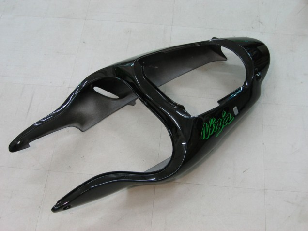 Carénages Moto Kawasaki ZX9R 2000-2001 - Vert Argent Noir