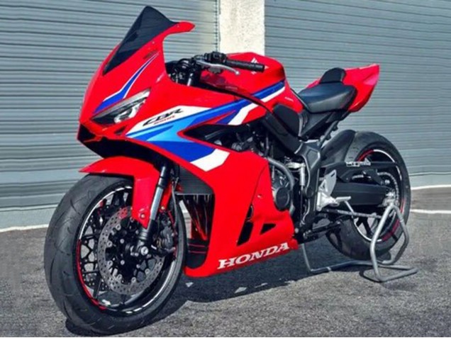 Carénages Moto Honda CBR650R 2024-2025 - Rouge Blanc Bleu