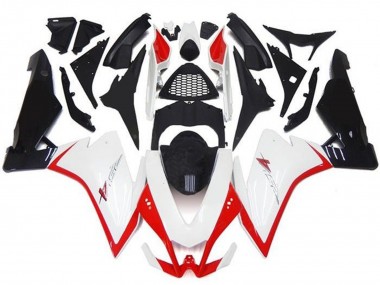 Carénages Moto Aprilia RSV4 1000 2009-2015 - Blanc Rouge Noir