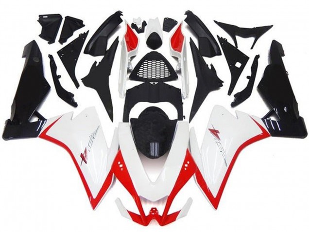 Carénages Moto Aprilia RSV4 1000 2009-2015 - Blanc Rouge Noir