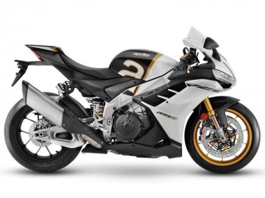 Carénages Moto Aprilia RSV4 1100 2021-2024 - Matte Blanc Noir Or
