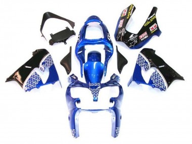 Carénage Moto Kawasaki ZX9R 2002-2003 - Bleu Blanc Noir