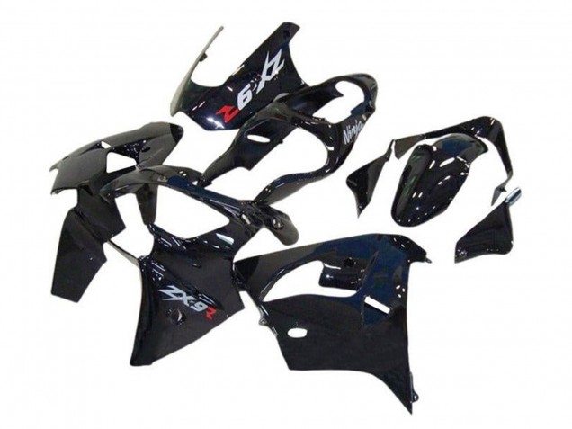 Carénages Moto Kawasaki ZX9R 2002-2003 - Noir Brillant