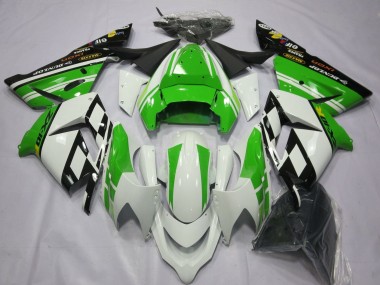 Carénages Moto Kawasaki ZX10R 2004-2005 - Blanc Vert