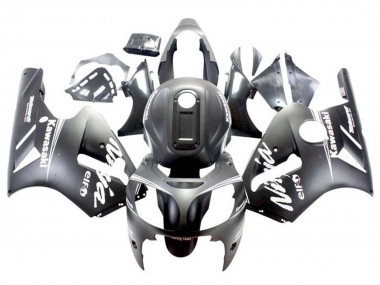 Carénages Moto Kawasaki ZX12R 2000-2001 - Noir Mat Blanc