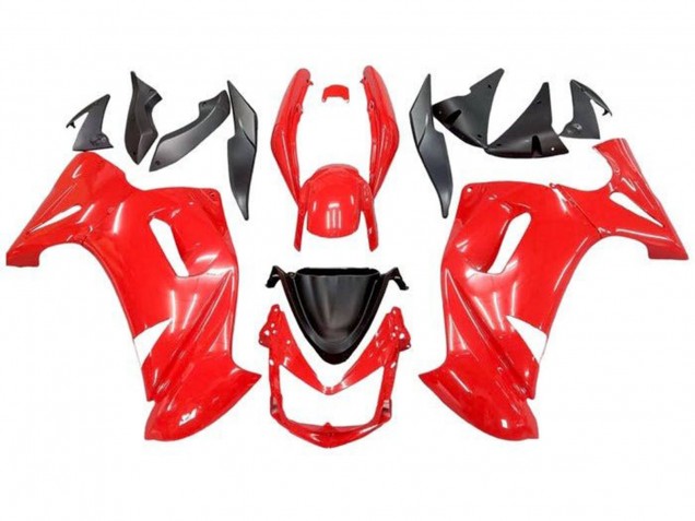 Carénages Moto Kawasaki Ninja 650 EX650 2006-2008 - Rouge Noir