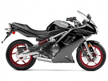 Carénages Moto Kawasaki Ninja 650 EX650 2006-2008 - Noir Brillant Noir Mat