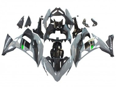 Carénages Moto Kawasaki Ninja 650 EX650 2017-2019 - Gris Noir Vert