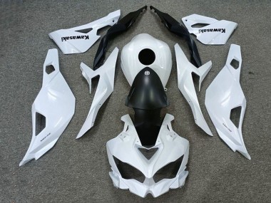 Carénages Moto Kawasaki ZX25R ZX-25R 2019-2025 - Blanc Noir Mat