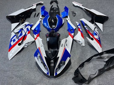 Carénages Moto BMW S1000RR 2019-2022 - Blanc Bleu Rouge Noir