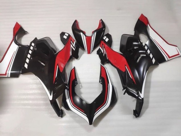 Carénages Moto Ducati Panigale V4 V4S 2020-2021 - Blanc Rouge Noir Brillant