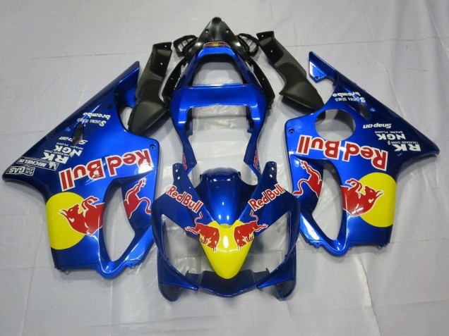 Carénages Moto Honda CBR600 F4i 2001-2003 - Bleu Jaune Red Bull