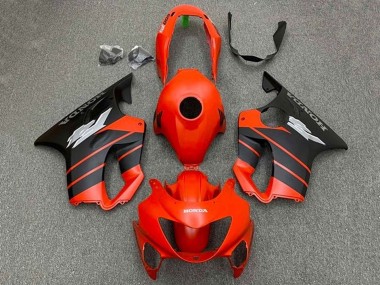 Carénages Moto Honda CBR600 F4i 2004-2007 - Rouge Noir Mat