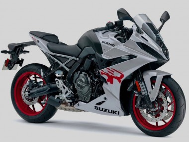 Carénages Moto Suzuki GSX8R 2024-2025 - Argent Noir Rouge
