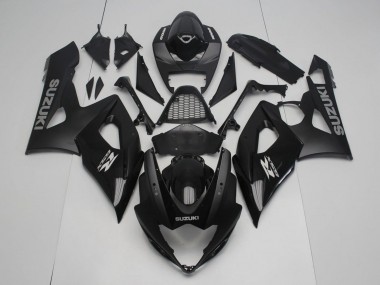 Carénage Moto Suzuki GSXR 1000 2005-2006 - Noir Brillant Noir Mat