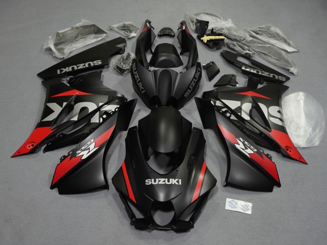 Carénages Moto Suzuki GSXR1000 2017-2025 - Noir Mat Rouge Gris Blanc