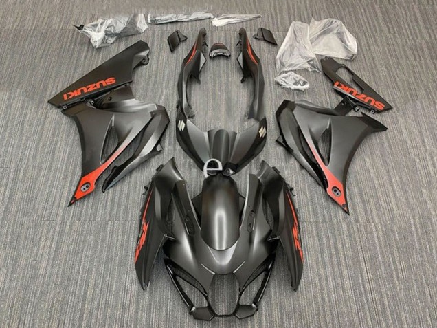 Carénages Moto Suzuki GSXR1000 2017-2025 - Noir Mat Rouge