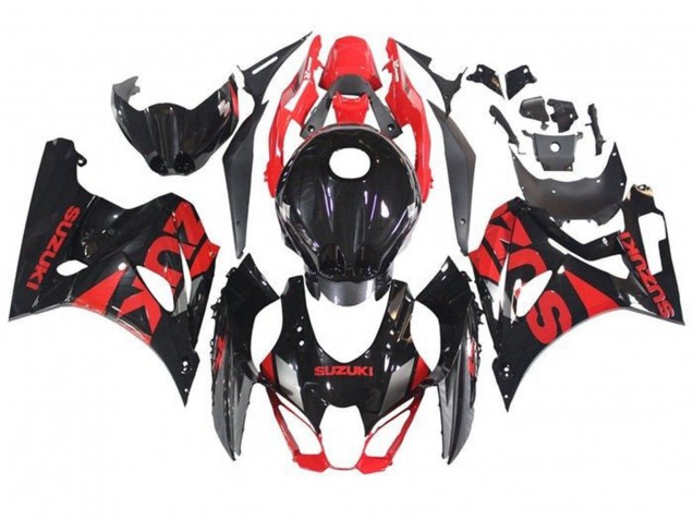 Carénages Moto Suzuki GSXR1000 2017-2025 - Noir Rouge