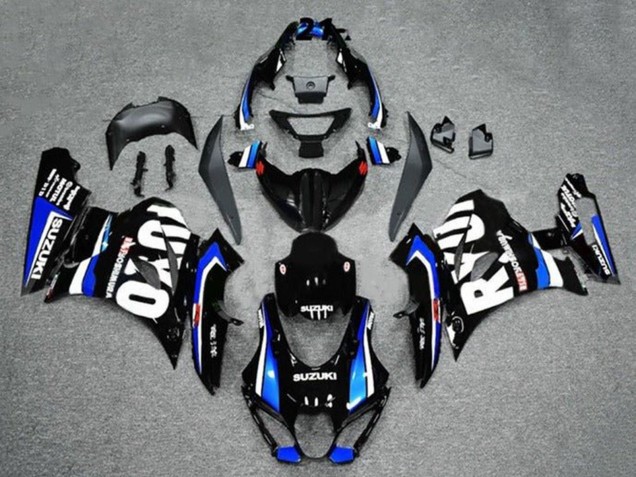 Carénages Moto Suzuki GSXR1000 2017-2025 - Noir Bleu Blanc