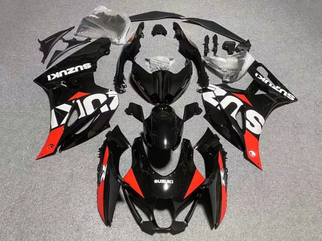 Carénages Moto Suzuki GSXR1000 2017-2025 - Noir Rouge Blanc
