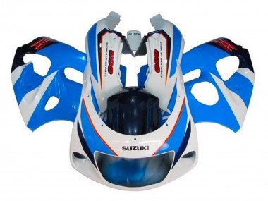 Carénages Moto Suzuki GSXR 600 / GSXR 750 1996-2000 - Bleu Blanc Rouge