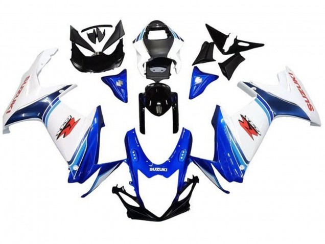 Carénages Moto Suzuki GSXR 600 / GSXR 750 2011-2024 - Blanc Bleu Noir Brillant Rouge
