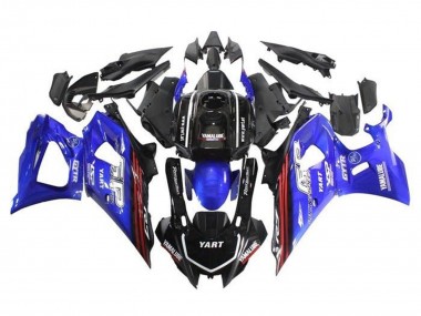 Carénages Moto Yamaha YZF R7 2021-2024 - Noir Bleu Rouge Bande