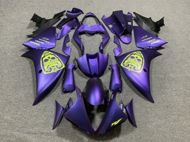 Carénages Moto Yamaha YZF 1000 R1 2012-2014 - Violet Jaune Néon