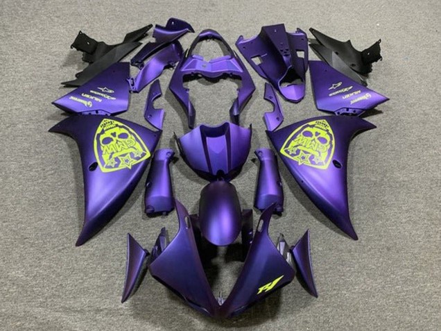 Carénages Moto Yamaha YZF 1000 R1 2012-2014 - Violet Jaune Néon