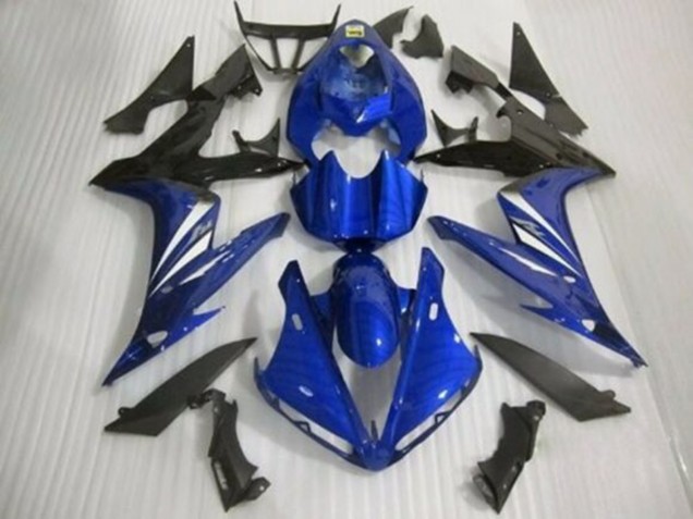 Carénage Moto Yamaha YZF 1000 R1 2004-2006 - Bleu Blanc Noir Brillant