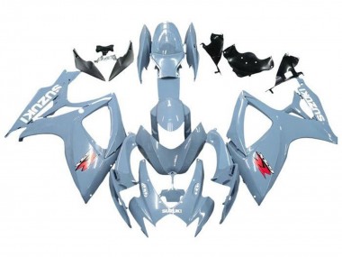 Carénages Moto Suzuki GSXR 600 / GSXR 750 2006-2007 - Bleu Gris Blanc Rouge