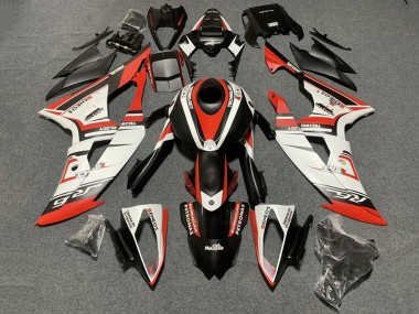 Carénages Moto Yamaha YZF R6 2008-2016 - Blanc Rouge Noir Mat