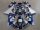 Carénages Moto Yamaha YZF R6 2008-2016 - Blanc Bleu Gris Camouflage